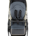 Детская коляска Roan Bass Next 2.0 3 в 1 с автокреслом Pituso Santiso Pro Black BSN/45/2 Marzipan/Black/руч.Cappuccino(2 места)