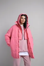 Капюшон-манишка Alexandra Talalay AH001 розовато-лиловый