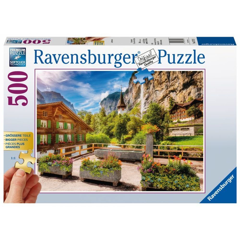 Ravensburger - Пазл Лаутербруннен Швейцария 500 деталей 137121