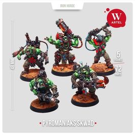 Комплект миниатюр Pyromaniaks Skwad