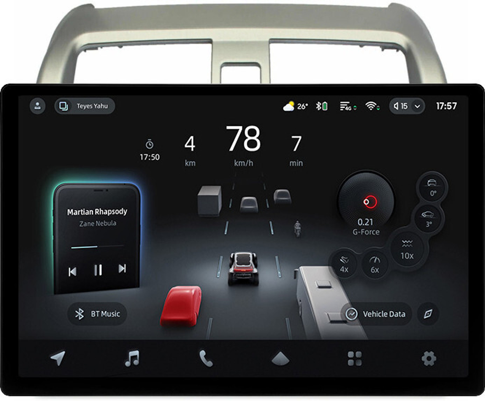 Магнитола для Honda Airwave 2005-2010 - Teyes CC4-PRO монитор 13" 2K QLED на Android 13, Snapdragon 778G, 8+128, AI, CarPlay, DSP, 4G SIM-слот