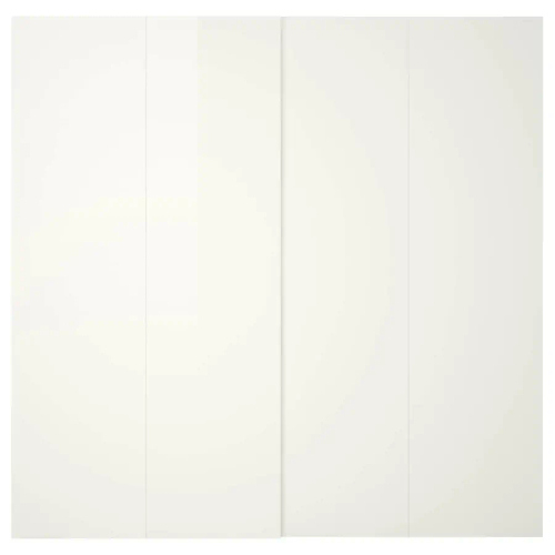 Пара раздвижных дверных рам - IKEA HASVIK /ХАСВИК ИКЕА, 200х236 см, белый