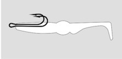 Крючки-двойники LUCKY JOHN Predator LJH121 № 1/0, 6 шт