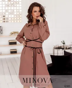 Платье 2077-пудра Minova