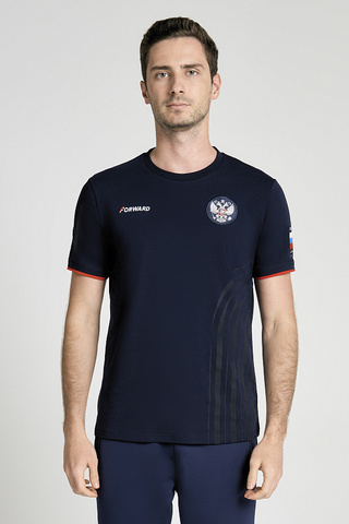 Футболка короткий рукав мужская Forward, синий, р. m-4xl
