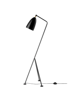 Торшер Gubi Gräshoppa Floor Lamp, Black