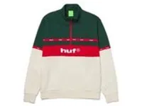 HUF （ ハフ スウェット ）HUF TAPED 1/4 ZIP FLEECE ハーフ