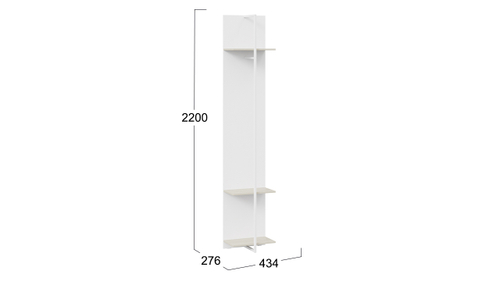 Стеллаж торцевой «Сканди»