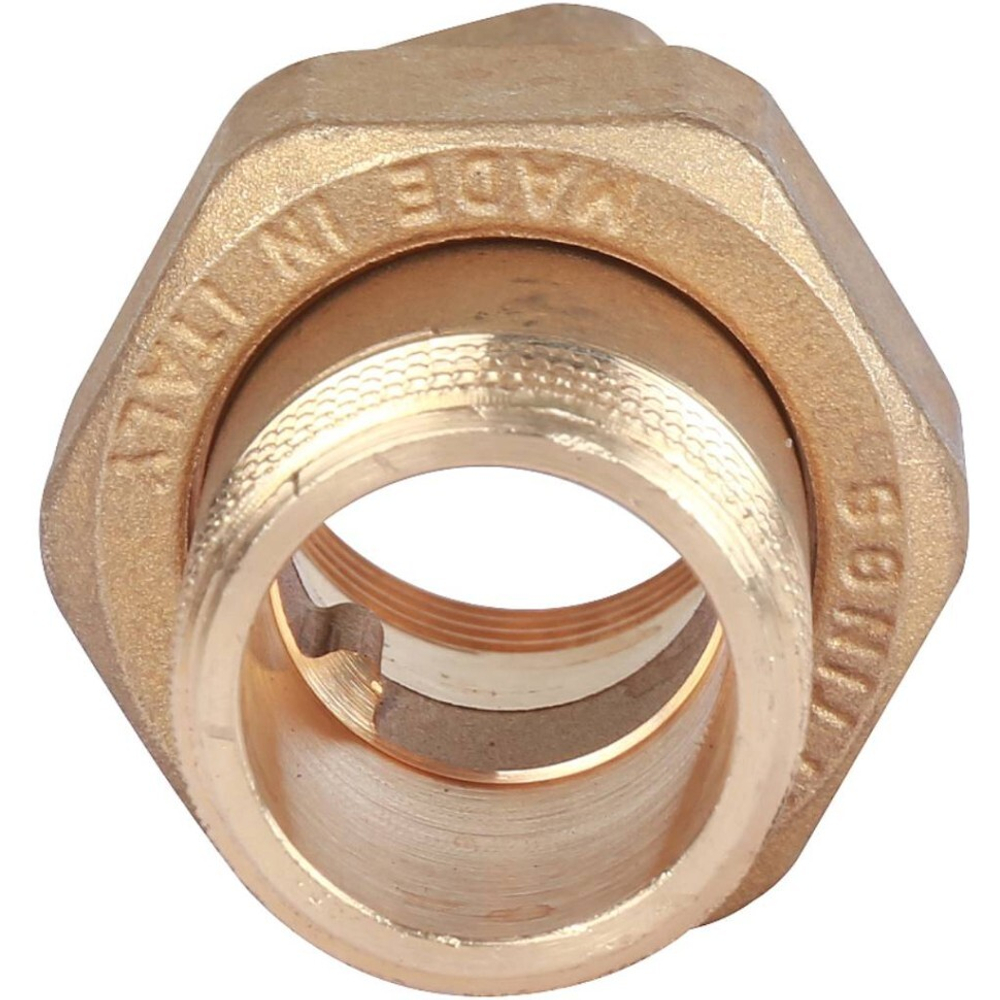 Разъемное соединение американка ВН, уплотнение под гайкой o-ring кольцо 3/4 STOUT