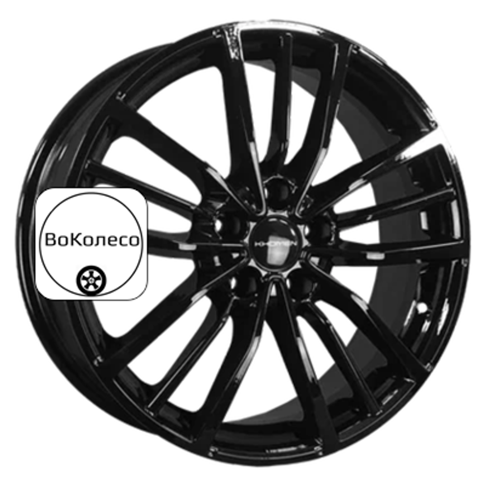 7x18/5x108 ET33 D60,1 KHW1812 (Chery Tiggo 4/Tiggo 7 Pro) Black Khomen Wheels