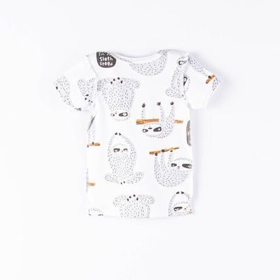 T-shirt 0-3 months - Sloths