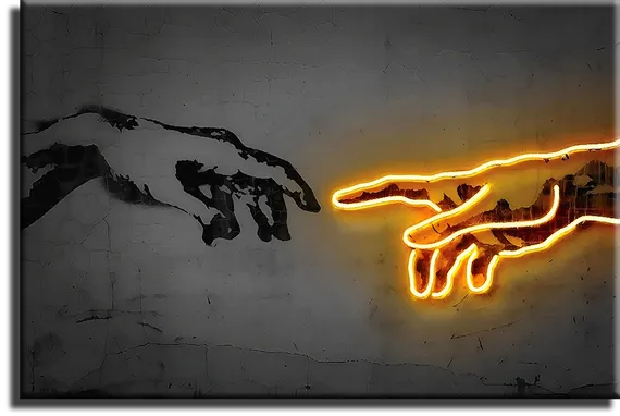 Постер "Сотворение Адама"