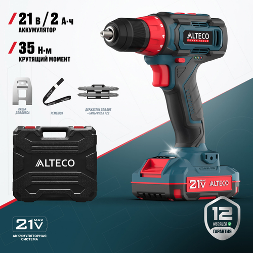 Аккумуляторная дрель-шуруповерт ALTECO CD 21-35