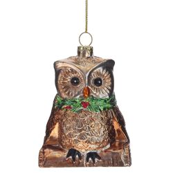 GAEM Украшение новогоднее "Сова", L7 W5 H10,5 см, 2в.