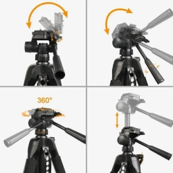 Профессиональный Штатив Huepar для лазерного уровня, нивелира, с поворотным основанием