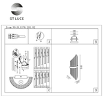 SL1178.201.02 Бра ST-Luce Золотистый/Золотистый, Прозрачный E14 2*40W