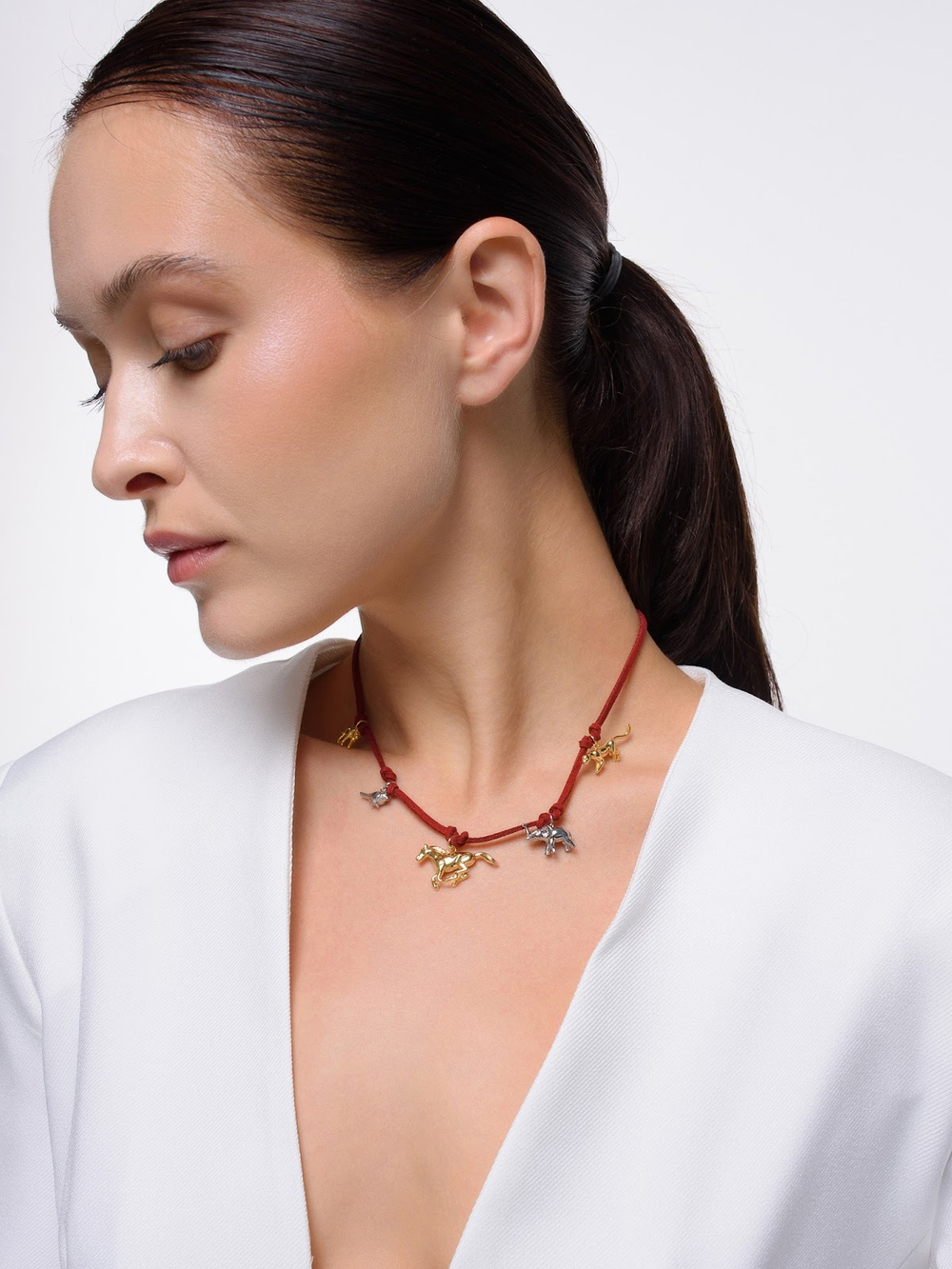 Чокер "Animals" Bordo New