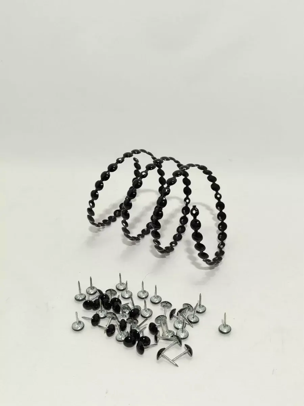 Гвоздевая лента для мебели "Черная" молдинги для мебели