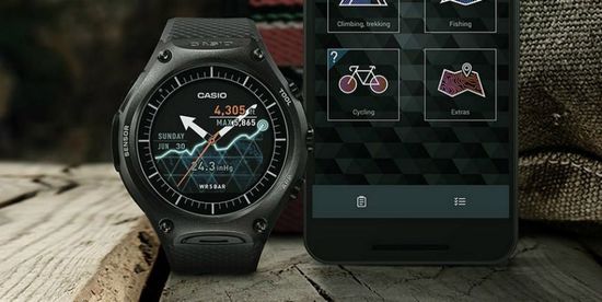 Умные часы Casio WSD-F10BK Smart Outdoor Watch