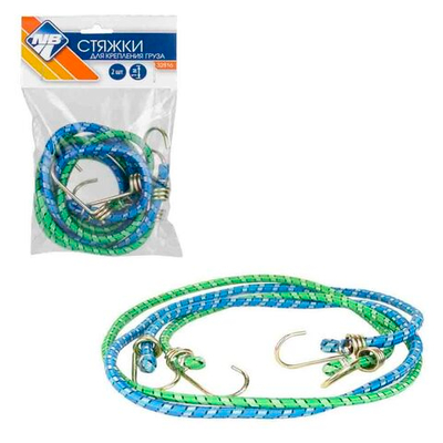 32816 Стяжка для крепления груза "Nova Bright" с крюками 1м (2шт)