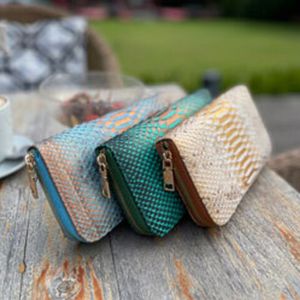 Кошельки из кожи питона