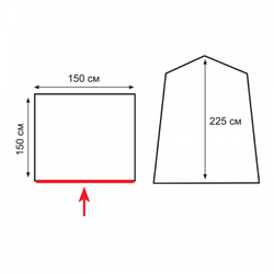 Totem палатка душ/туалет Privat (V2) (зеленый)
