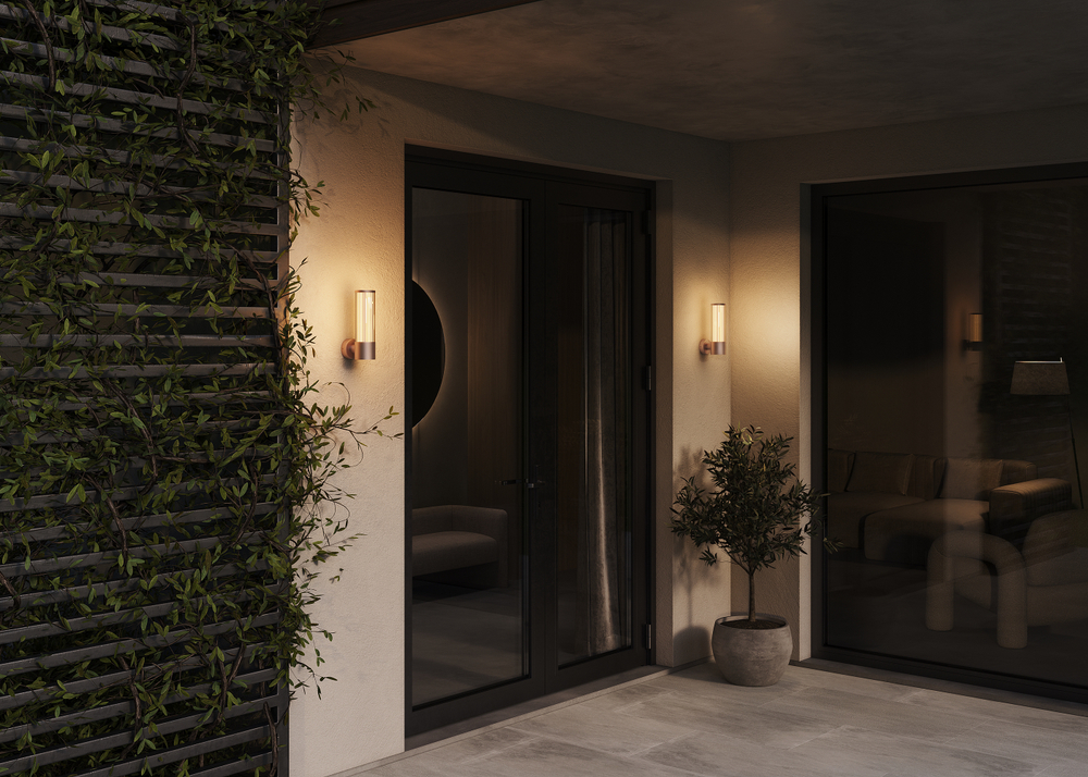 Уличный настенный светильник Outdoor O593WL-L8BR3K