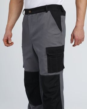 Брюки "Милан CH" (т.серый/черный)