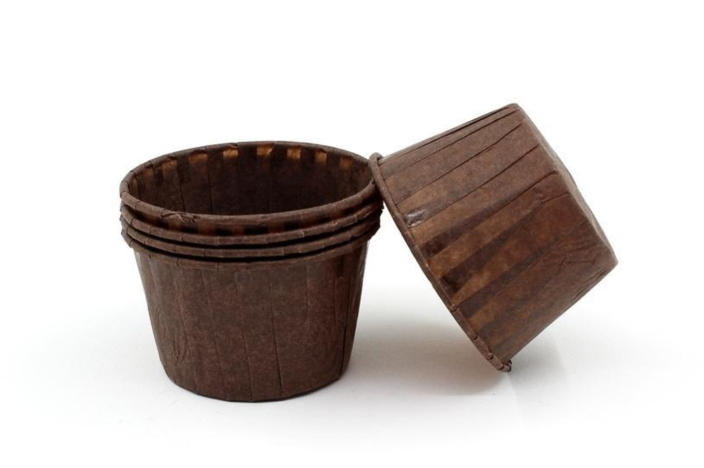 Форма бумажная МАФФИН "Коричневый" d50*h40 мм. (100 шт./упак., 3000 шт/кор), 1 шт.