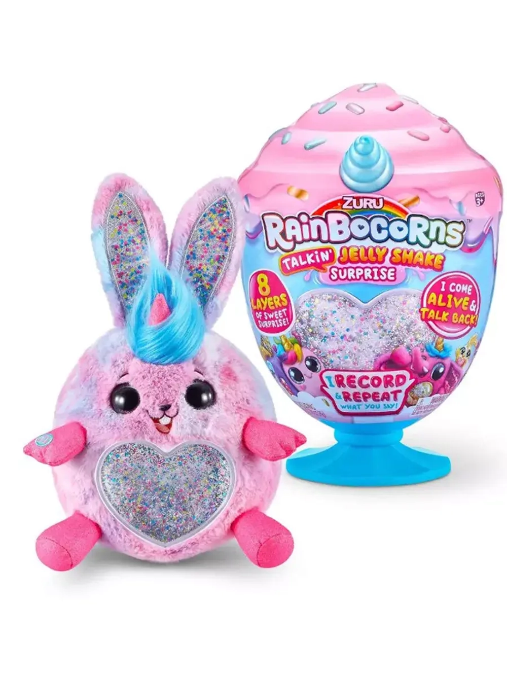 Мягкая игрушка сюрприз Зуру Rainbocorns Jelly Shake