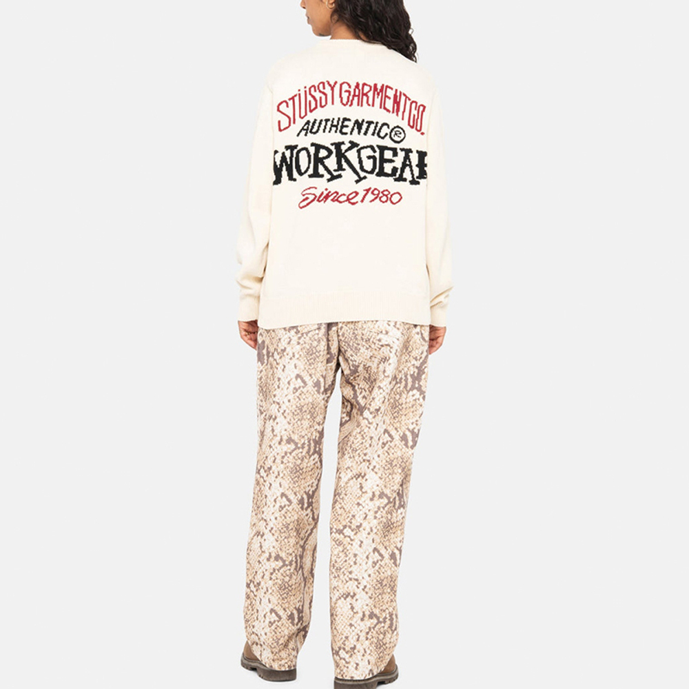 Свитеры Stussy FW23 AUTHENTIC WORKGEAR SWEATER, 117212