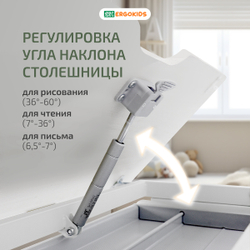 Письменный стол для школьников Ergokids Vancouver BD-620 Lite