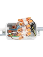 Клемма WAGO 221-2411 compact для одножильных и многожильных проводников 6 шт.