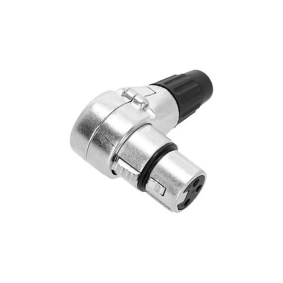 Adam Hall K4CXF3A - разъем XLR (F), 3-pin, угловой, металлический