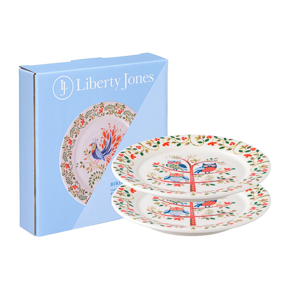 Набор тарелок Owl из коллекции Birds of Paradise в подарочной упаковке, Ø18 см, 2 шт.