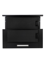 Кухонная вытяжка MACBI встраиваемая MTF 60-3-Fblack 800м3/ч Черная/черный фильтр (планка: акрил)