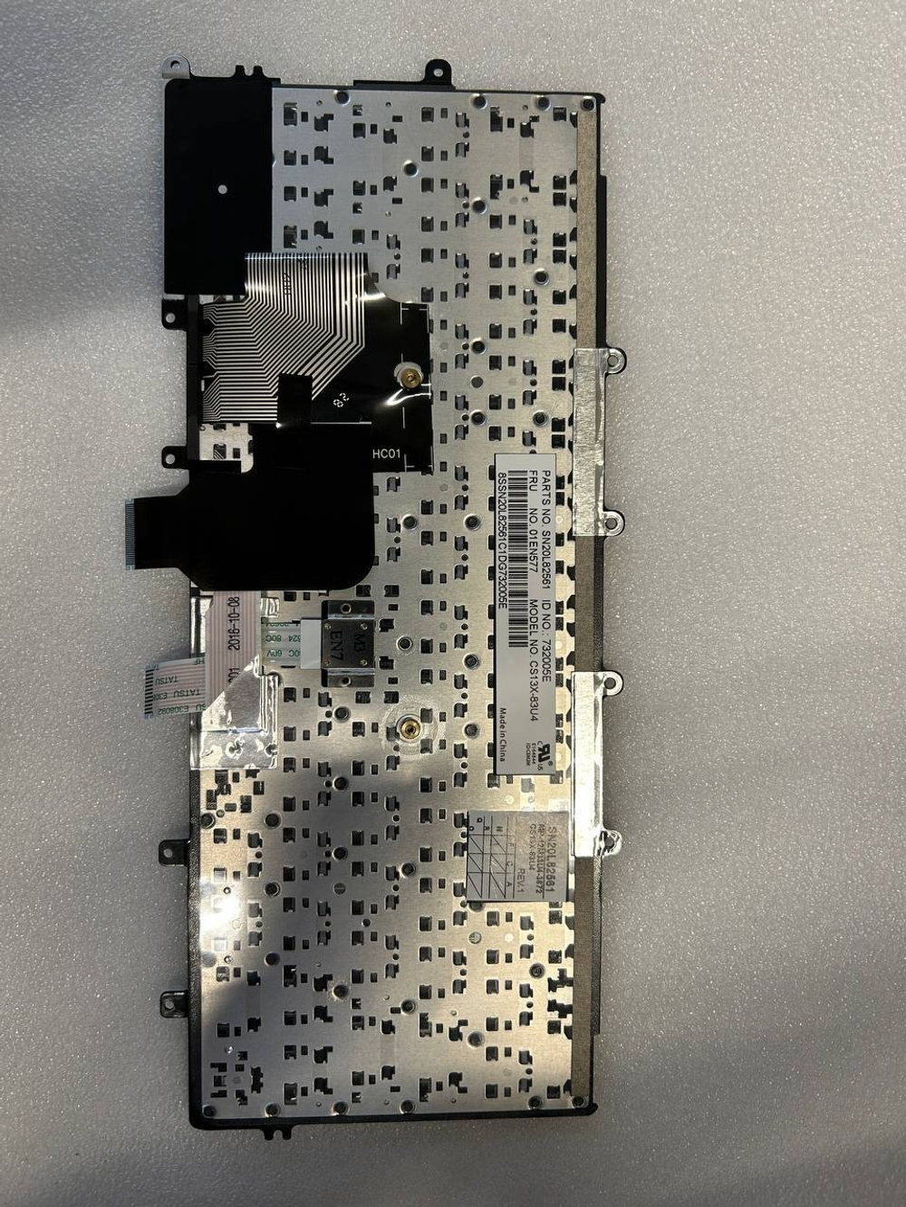 Клавиатура для Ноутбука Lenovo LenovoThinkPad X260 / X270 / A275 раскладка - английская, черная (01EN577)