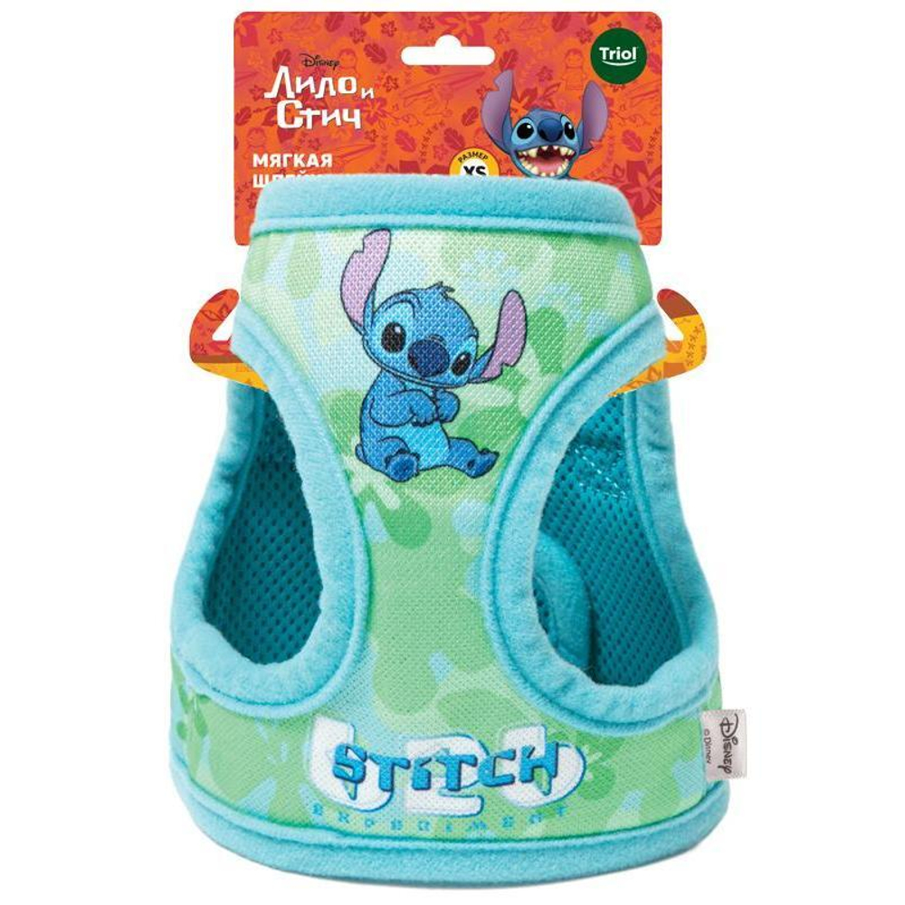 Мягкая шлейка-жилетка Disney Stitch M, обхват груди 450мм, Triol-Disney