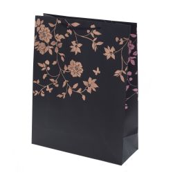 GAEM Пакет подарочный L (бумага 210г/м2, блок микс 12шт), L31 W12 H40 см, 4в.