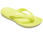 Шлепанцы Crocs Crocband Flip Tennis Ball Green/White