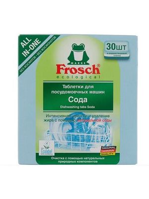 Frosch таблетки для посудомоечных машин (Сода) 30 шт
