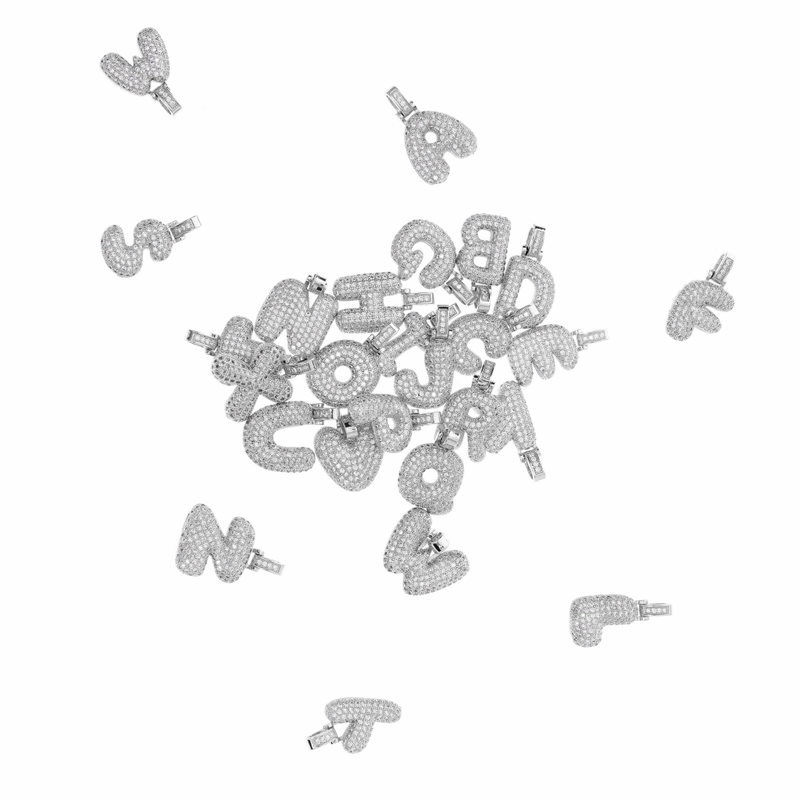 Колье Твоя Буква на Цепочке – Серебро