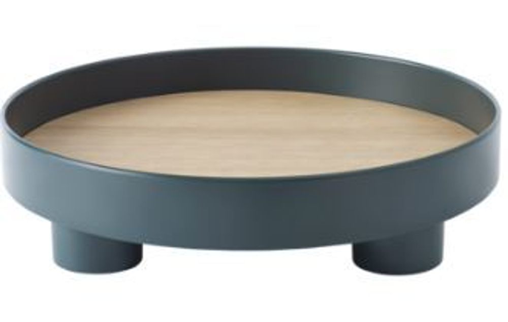 Поднос MUUTO пластик/шпон/dark green 300х300х72h коллекция PLATFORM