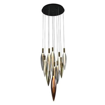 Люстра подвесная 47W 3000K APL.854.06.47 матовый черный/разноцветный Emilin Aployt