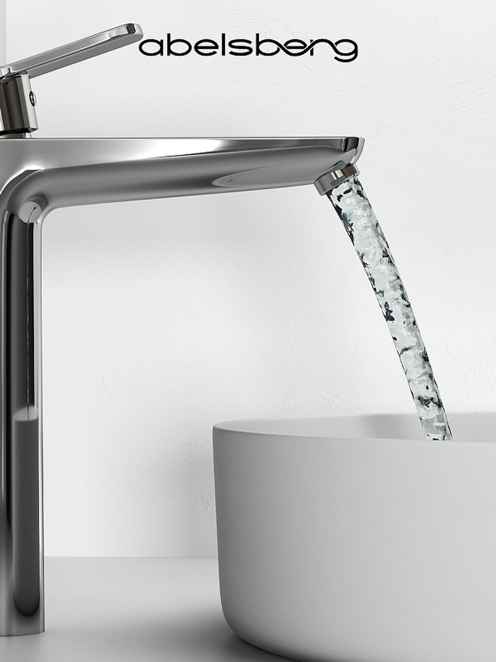 Смеситель для раковины Abelsberg Lineara UNF23509CH цвет Глянцевый хром