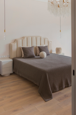 Покрывало 150x220 Luxberry Boucle коричневое