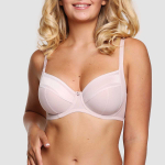 Бюстгальтер с мягкими чашками с боковым подкроем (Размер: 100G) (Цвет: белый)