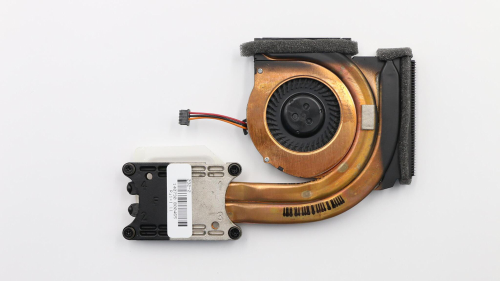 Радиатор с вентилятором для ноутбука Lenovo ThinkPad T420s (04W0416), оригинал