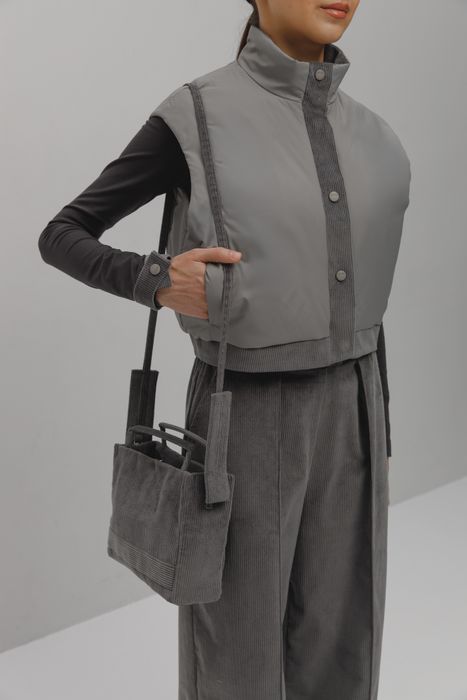 ЖИЛЕТ МИРИ СЕРЫЙ