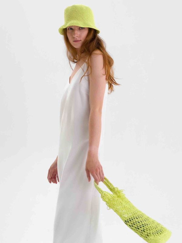 Платье-комбинация Белое - фото 4